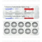 Buy Midodrine 5mg Midgeo 5mg tablets-gdd online