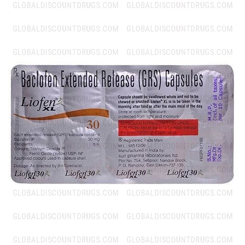 Baclofen XL (30mg) capsule