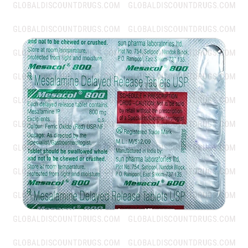 Mesalamine-Mesalazine-800mg-tablet