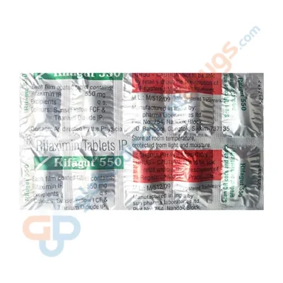 Buy Rifaximin 550 mg Rifagut tablets gdd online