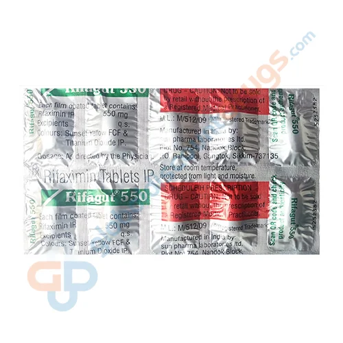 Buy Rifaximin 550 mg Rifagut tablets gdd online
