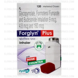 Glycopyrrolate 9mcg-Formoterol 4.8mcg-Budesonide 160mcg – 120 MDI inhaler