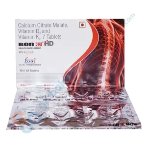 Buy Calcium Citrate 250mg-Vitamin D3 10mcg -Vitamin K2 50mcg tablet online