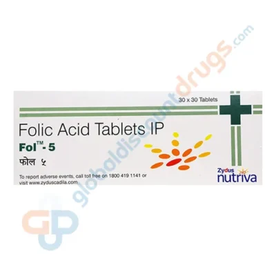 Buy Folvite 5mg Folic Acid tablet online