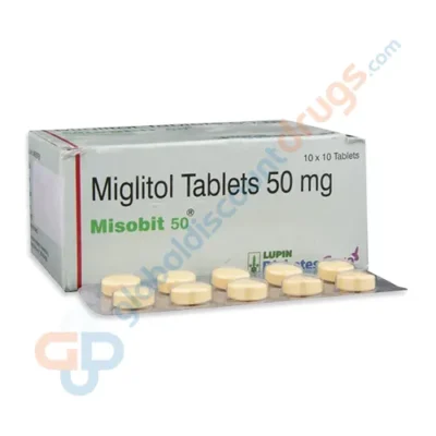 Buy Miglitol 50mg MD tablet online