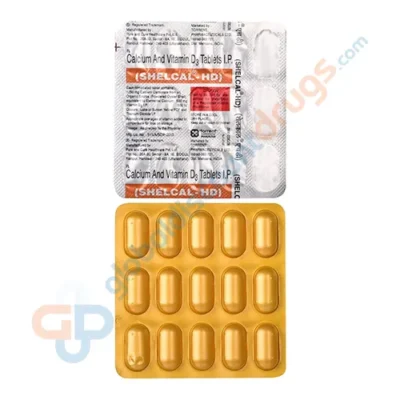 Buy Shelcal HD Calcium-Vitamin D3 tablets online