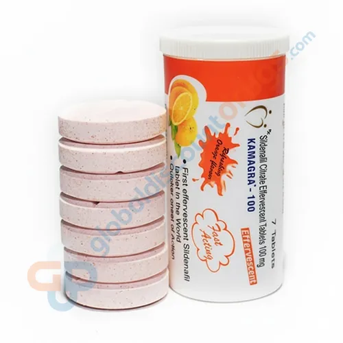 Buy Sildenafil Citrate 100mg Effervescent Tablets Orange Flavor online