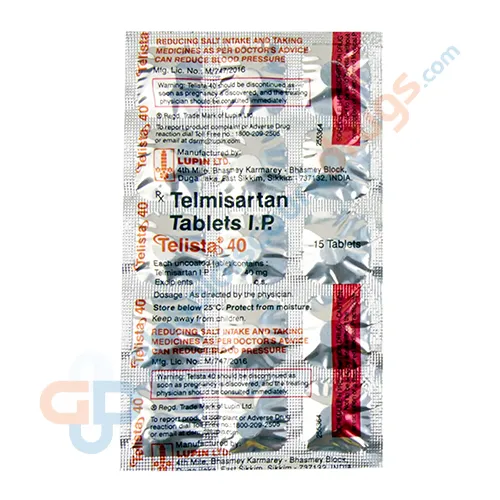 Buy Telmisartan 40mg tablets online