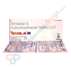 Buy Telmisartan-Hydrochlorothiazide 80-12.5mg tablet online