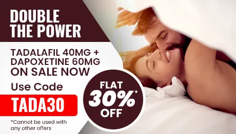 Tadalafil 40mg + Dapoxetine 60mg Product Offer