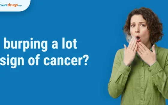 Is burping a lot a sign of cancer