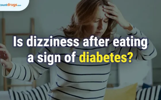 Is dizziness after eating a sign of diabetes